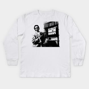 Retro American Psycho Kids Long Sleeve T-Shirt